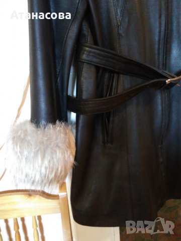Кожено палто , снимка 4 - Палта, манта - 27034375