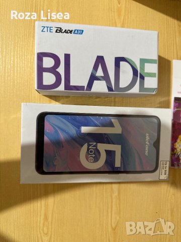 Ulefone Note 15 нов и BLADE, снимка 2 - Други - 43829667