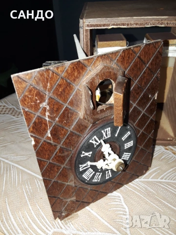 Античен немски часовник Кукувица - Шварцвалд , снимка 10 - Стенни часовници - 53090682