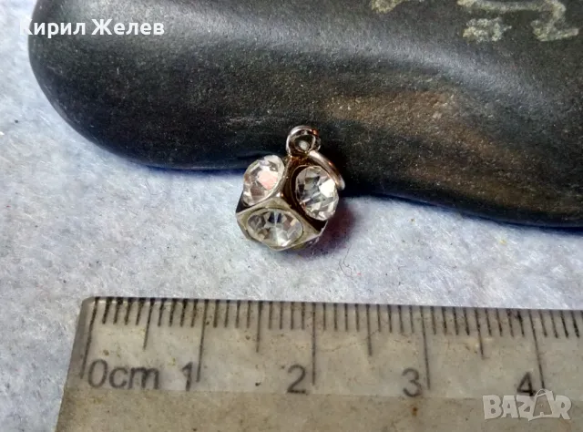 СТИЛЕН АРТ ПЕНДАНТ от БЛАГОРОДНА СТОМАНА с ФАСЕТИРАНИ ИСКРЯЩИ КРИСТАЛЧЕТА 38908, снимка 5 - Колиета, медальони, синджири - 48842384