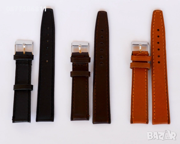 НОВА ЛУКСОЗНА БЕЖОВА КАИШКА ЗА ЧАСОВНИК ОТ ЕСТЕСТВЕНА КОЖА. БЕЖОВО КАИШКИ ЗА ЧАСОВНИЦИ. ТЕЛЕСЕН ЦВЯТ, снимка 5 - Каишки за часовници - 51612170