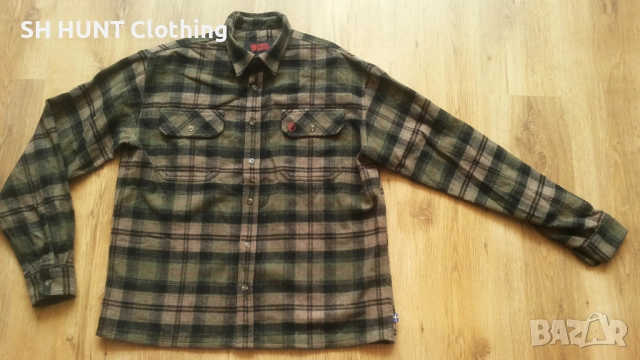 FJALL RAVEN WOOL Shirt размер L за лов риболов вълнена риза - 1737