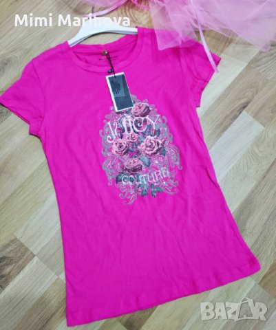 Уникална Единична бройка! Цикламена тениска Juicy Couture