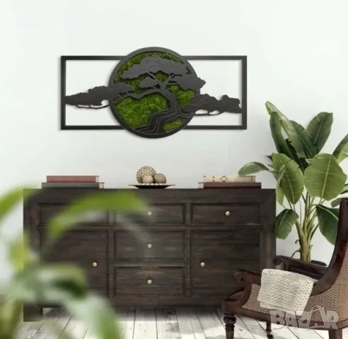 Пано "Дървото на живота" със скандинавски мъх
