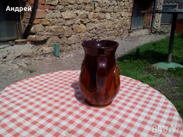 Старинна керамична кана #4, снимка 4 - Антикварни и старинни предмети - 28612048