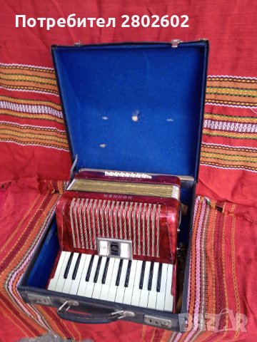 Продавам акордеон Хонер Hohner 32 баса, снимка 2 - Акордеони - 37517740