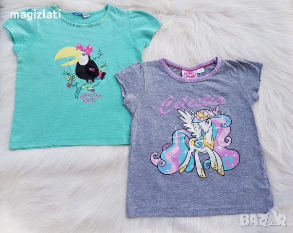 Тениски за момиче 3-4 години, снимка 2 - Детски тениски и потници - 26234494