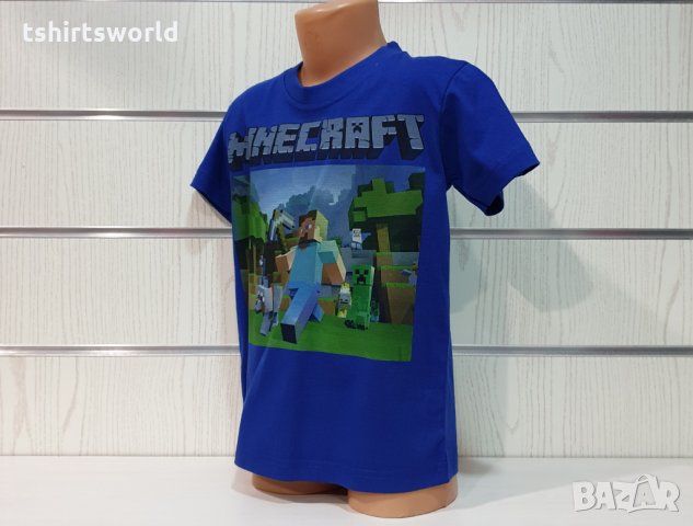 Нова детска тениска с дигитален печат MINECRAFT (Майнкрафт), снимка 3 - Детски тениски и потници - 32607613