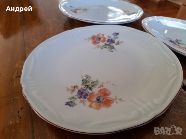 Стара порцеланова чиния,чинии #14 , снимка 4 - Антикварни и старинни предмети - 35271066