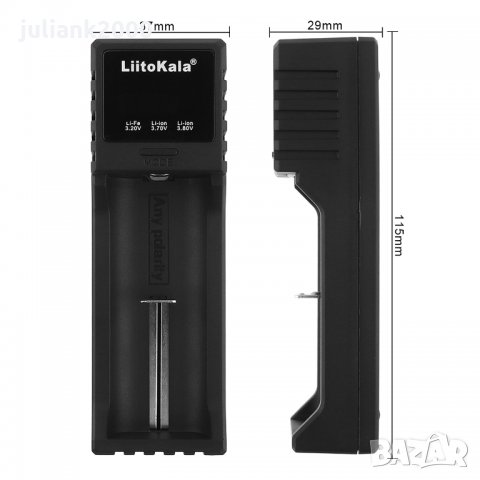 LiitoKala LII-100 Lii-S1 Lii-C2 и Nitecore , снимка 3 - Друга електроника - 28136813