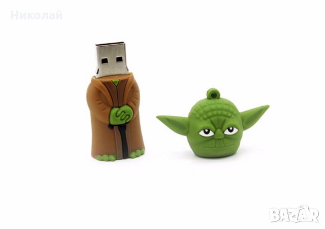 Флашка 32 гб. Йода Star Wars Yoda , междузвездни войни , The Mandalorian , снимка 2 - USB Flash памети - 27308646