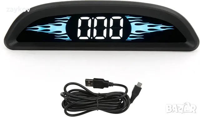 4Дисплей на предното стъкло, HUD дисплей за автомобил, Универсален цифров дисплей, снимка 4 - Аксесоари и консумативи - 48539329