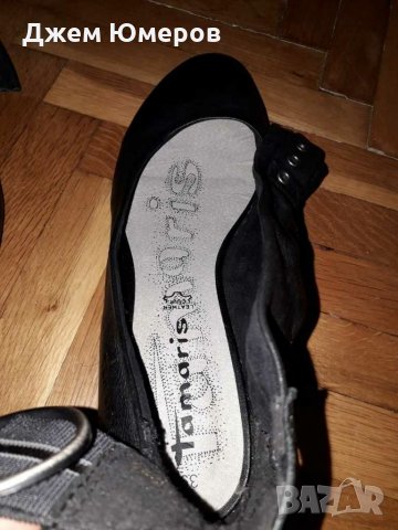 Дамски официални обувки от естествена кожа Tamaris - номер 39, снимка 5 - Дамски елегантни обувки - 28685584