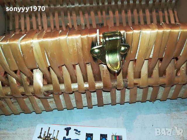 ПЛЕТЕНА КУТИЯ-ВНОС ФРАНЦИЯ 3010221127L, снимка 17 - Антикварни и старинни предмети - 38498472