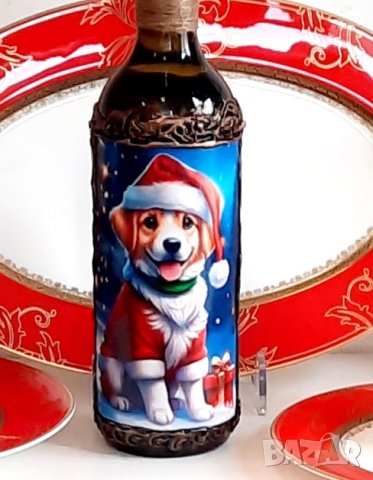 Авторски бутилки с икона или Дървото на живота, снимка 15 - Икони - 38470161