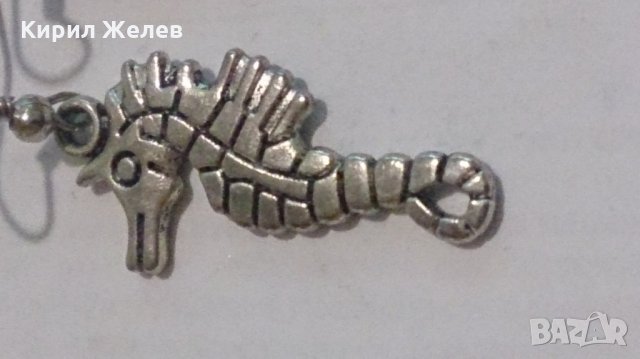 Маркови обеци водно конче -, снимка 2 - Обеци - 28827108