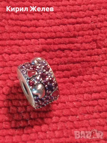 PANDORA СРЕБЪРЕН ЕЛЕМЕНТ За ГРИВНА ПАНДОРА СРЕБРО 925 с НАТУРАЛНИ КАМЪНИ РУБИН ГРАНАТ АМЕТИСТ 47668, снимка 13 - Гривни - 49142009