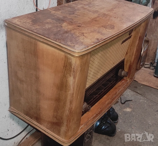 Лампово Радио Родина, снимка 4 - Радиокасетофони, транзистори - 53358424