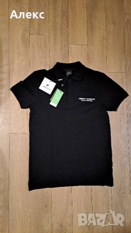 Тениска Armani exchange с яка , снимка 1 - Тениски - 43974330