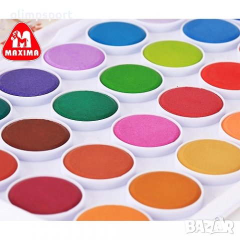 Водни бои  28 цвята. Произведени от висококачествени материали с органични пигменти, нетоксични. , снимка 4 - Ученически пособия, канцеларски материали - 39497494