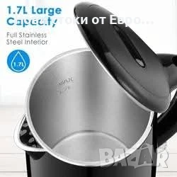 Електрическа кана AICOK с мощност 2150 W и обем 1,7 л с безопасно покритие COOL, снимка 3 - Кани - 50820416