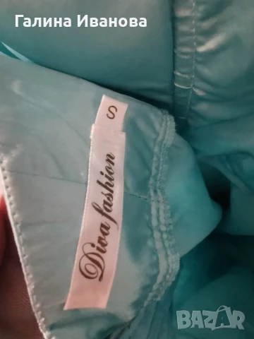 Официална рокля за бал, сватба, тържество, цвят МЕНТА, снимка 3 - Рокли - 50737721