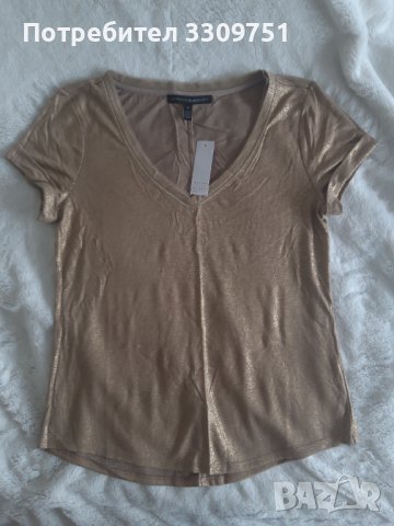 !Чисто нова! Дамска тениска с остро деколте, снимка 1