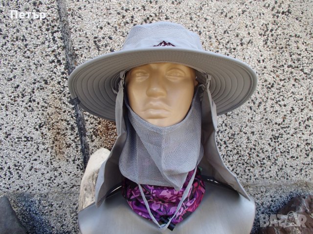 Продавам лека лятна бързосъхнеща шапка с UV защита, покривало за врата и за лицето, снимка 7 - Шапки - 28076265