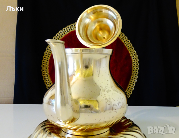 Кана,чайник бронз 1 кг. , снимка 5 - Антикварни и старинни предмети - 36470585