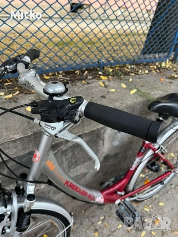 28 цола алуминиев велосипед с 21 скорости усилени капли амортисьори предни палцови команди като нов, снимка 9 - Велосипеди - 52097439