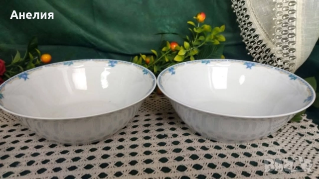 Синьо бяла нежност Seltmann Weidenen Bavaria , снимка 3 - Чинии - 52231132