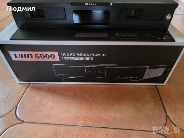 HD Player ZIdoo UHD 5000, снимка 3 - Плейъри, домашно кино, прожектори - 52592373
