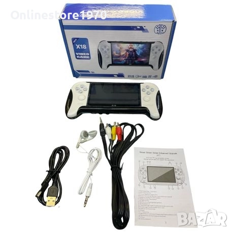 Преносима игрова конзола X18 5.1 инча с 20000 вградени игри -20 %Коледно намаление, снимка 5 - Игри за PlayStation - 52529860