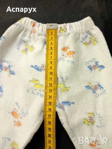 Бебешки хавлиени ританки 0-3 месеца, снимка 4 - Панталони и долнища за бебе - 43243915
