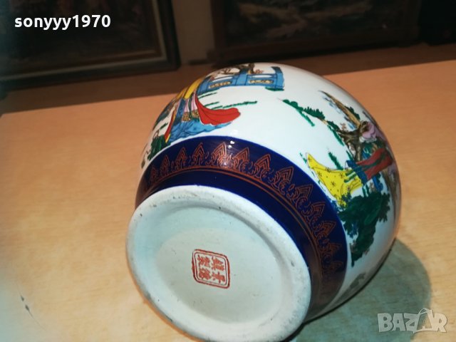 японска ваза с печат 1905211824, снимка 4 - Антикварни и старинни предмети - 32934336