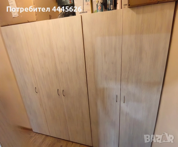 Продавам двукрилен гардероб – отлично състояние, снимка 2 - Гардероби - 52829108