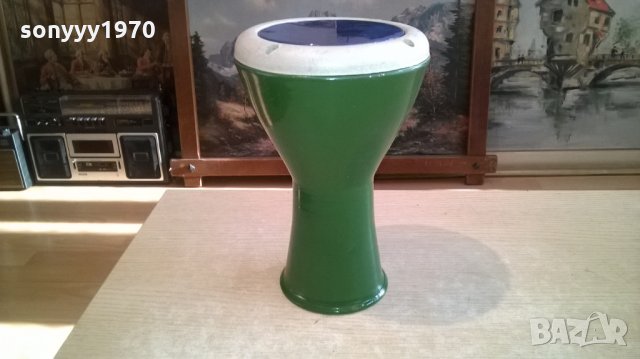 75лв зелена маркова тупалка-тарамбука от сирия , снимка 3 - Ударни инструменти - 27507490