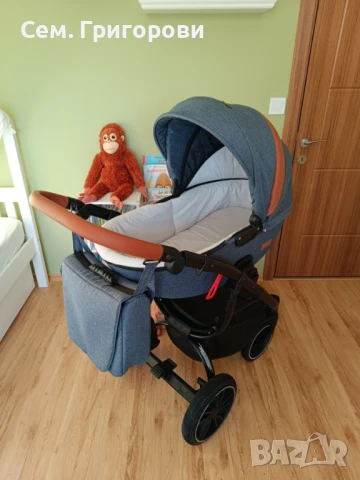 Бебешка количка Tutek GRANDER Play 3в1 G3 + ПОДАРЪК, снимка 3 - Детски колички - 51316244