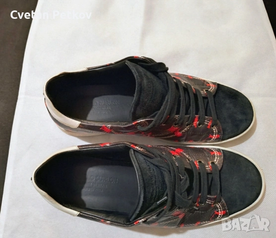 Продавам кожени кецове DIOR , GiVENCHY , VERSACE , снимка 3 - Кецове - 53173331