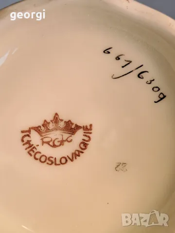 стар чехословашки порцеланов чайник RGS  21/3, снимка 8 - Декорация за дома - 49175855