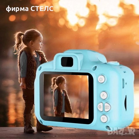 Детски цифров фотоапарат STELS W390 с 16GB карта, Full HD видео, Игри, снимка 8 - Фотоапарати - 40175779