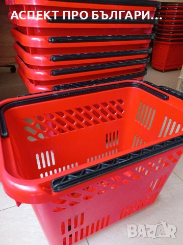 Кошница за пазаруване 54л на колелца , снимка 9 - Оборудване за магазин - 52498159