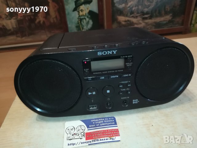 sony zs-ps55B DAB usb/mp3/aux/cd/tuner-внос швеицари LNVR2912231613
