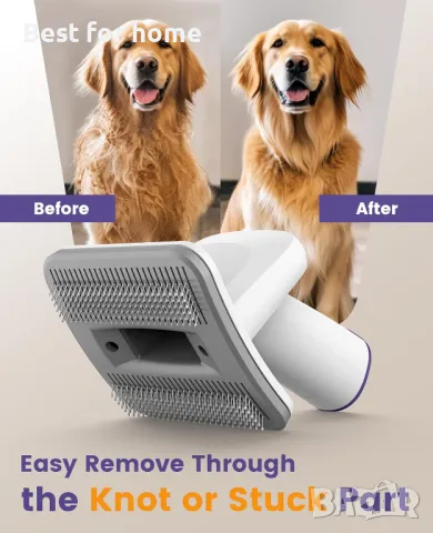 Грууминг вакуумна станция за кучета и котки от Oneisall Pet grooming vacuum kit LM5, снимка 11 - Други стоки за животни - 48460318