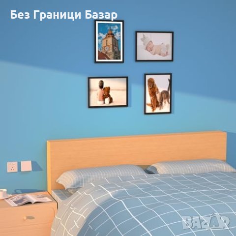 Нов комплект 3 Броя Черна A4 Рамка за Снимки 21x29.7cm, Стилен Дизайн, снимка 7 - Други - 43569164