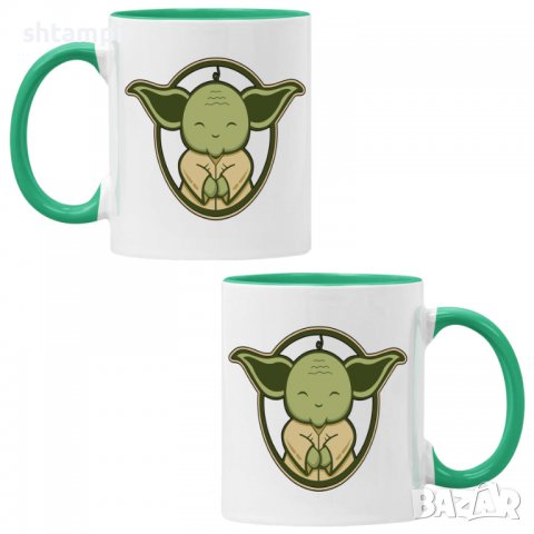 Чаша Star Wars Yoda 1,,Керамична Чаша, Кафе Чай, Игра,Изненада,Подарък,Повод,Празник,Рожден Ден, снимка 2 - Чаши - 38481698