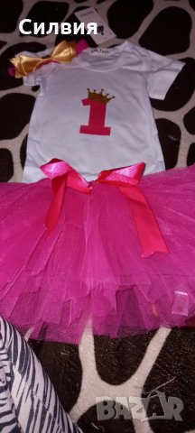 Нов туту комплект за 1г, снимка 2 - Комплекти за бебе - 32318287