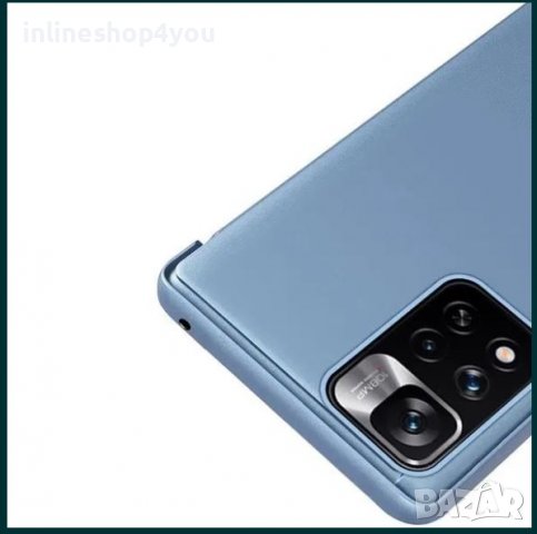 Огледален Калъф Тип Тефтер за Xiaomi Redmi Note 11 4G / 11 Pro 5G Pro+, снимка 5 - Калъфи, кейсове - 38181509