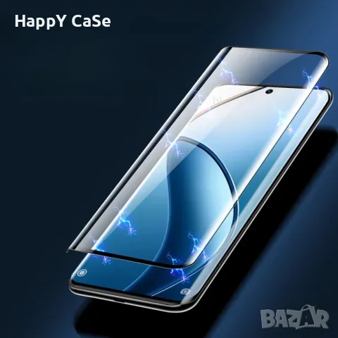 Realme 14 Pro+ 12 Pro 12 Pro+ GT 7 Pro / 3D ЦЯЛО ЛЕПИЛО Извит стъклен протектор за екран, снимка 6 - Фолия, протектори - 46838815