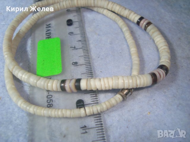 ПРЕКРАСНО КОЛИЕ ГЕРДАНЧЕ от БЯЛ АХАТ РЪЧНА МАЙСТОРСКА АРТ ИЗРАБОТКА 31380, снимка 8 - Колиета, медальони, синджири - 38067841